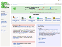 Tablet Screenshot of en.wiki.unrealsoftware.de